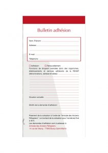 thumbnail of bulletin d’adhésion
